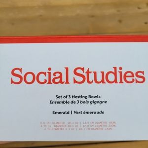 Social Studies Nesting Bowls